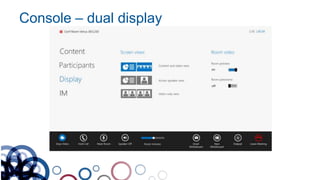 Console – dual display
 