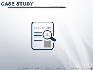 Tang Lam Yu 0324966 . Lai Eugene 0324075 . Goh Pei Jeng 0329735 . Benjamin Ng 0324541 . Yap Choe Hoong 0323161 . Melvin Tan Teng Hung 0324938
Sustainable Storm-water Management
CASE STUDY
 