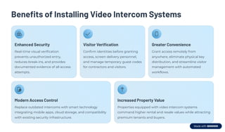 Video Intercom Singapore | Smart Access Control Systems | PDF