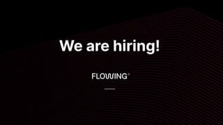 We are hiring!
 