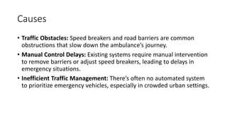 SMART AMBULANCE ASSISTANT PPT for project work | PDF