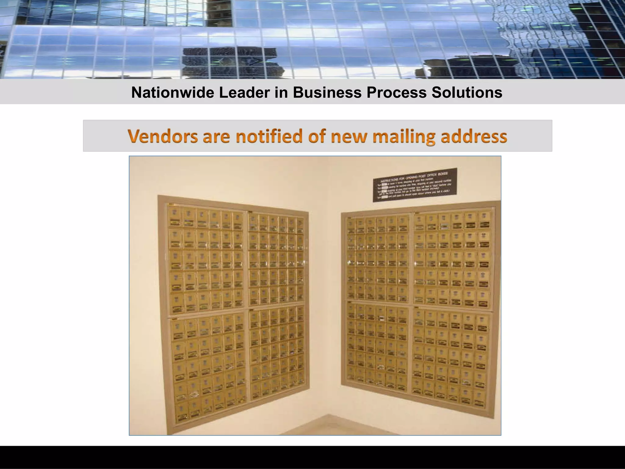 Nationwide Leader in Business Process Solutions 