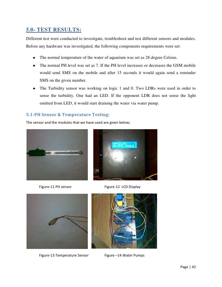 Smart aquarium project