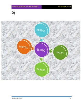 COLEGIO DE BACHILLERES DL ESTADO DE TLAXCALA 2 DE DICIEMBRE DE 2014
MICROSOFT WORD 4