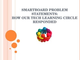 SMARTBOARD PROBLEM STATEMENTS: HOW OUR TECH LEARNING CIRCLE RESPONDED 
