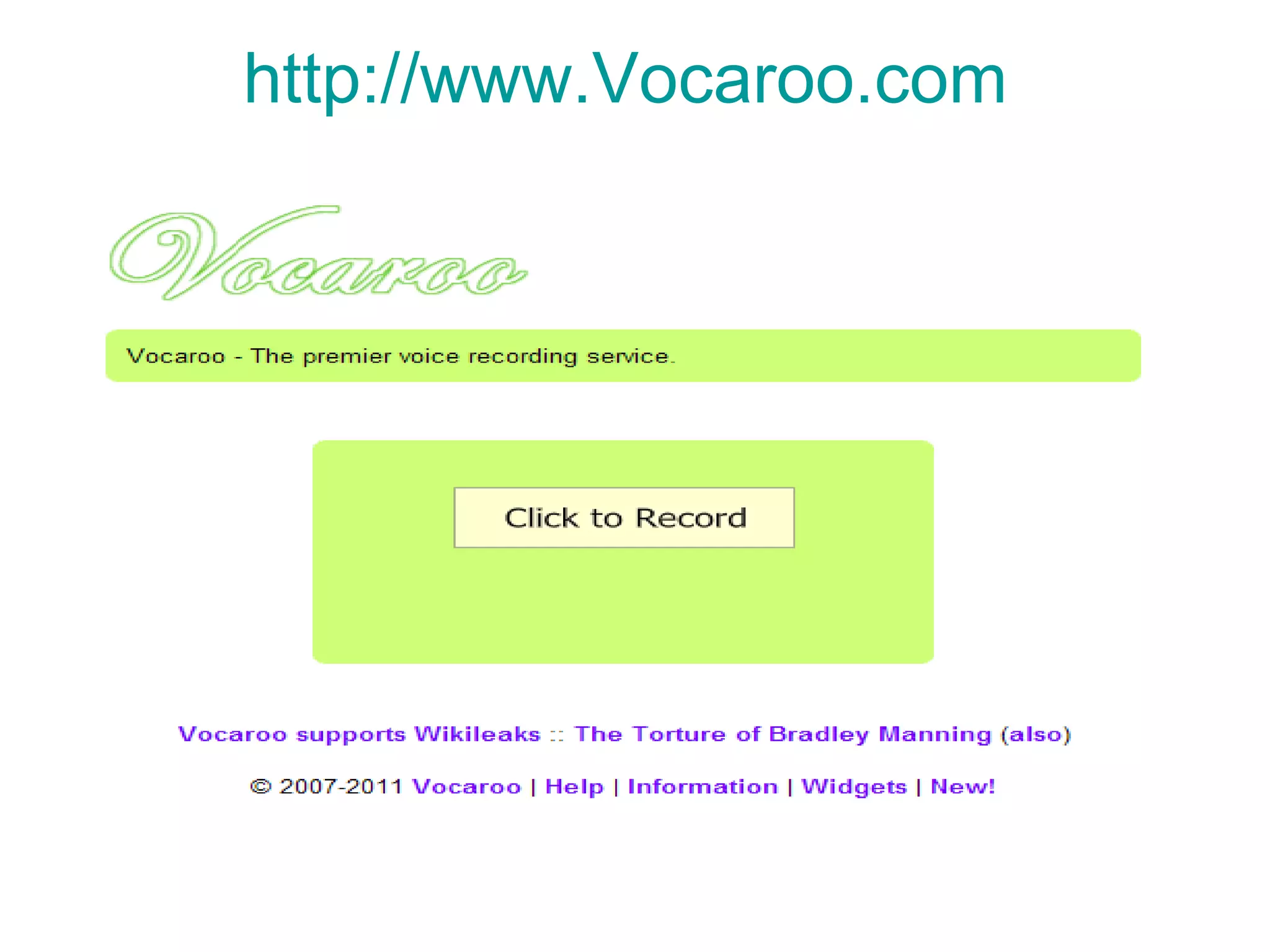 http://www.Vocaroo.com     