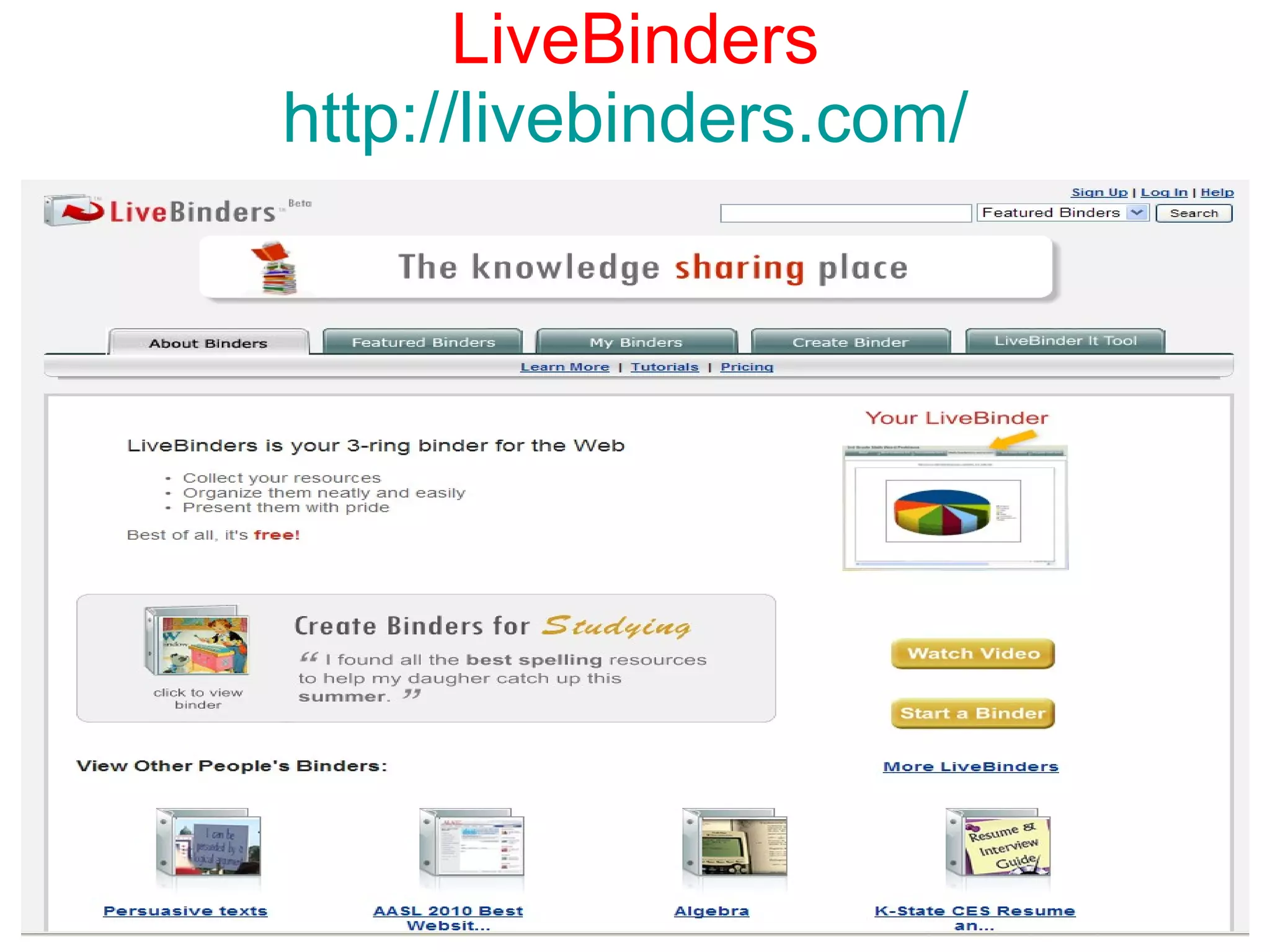 LiveBinders http://livebinders.com/   