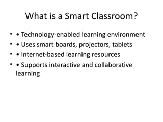 Smart_Board_Smart_Classroom_PPT.pptx uses and limitations | PPTX