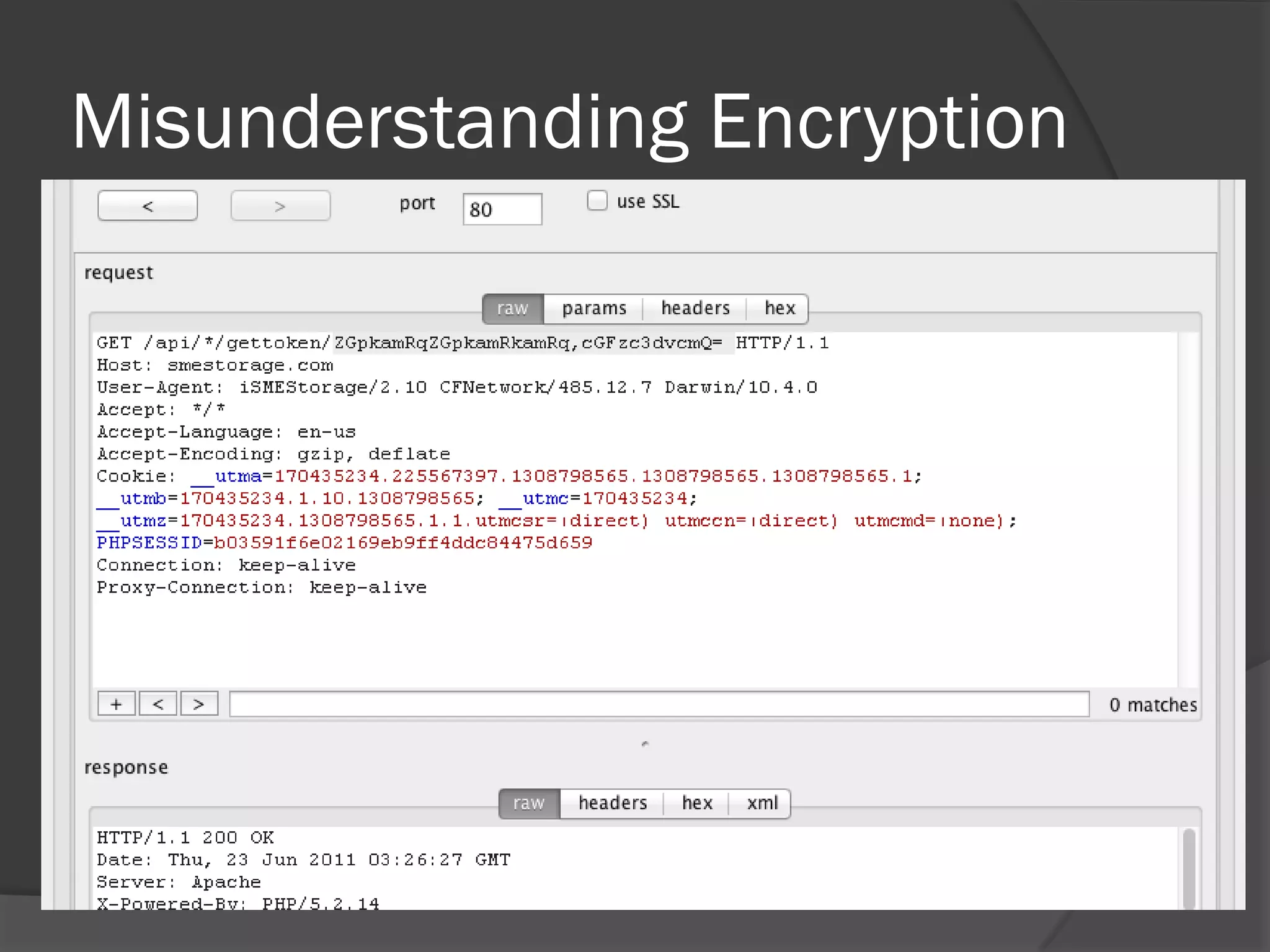 Misunderstanding Encryption
 