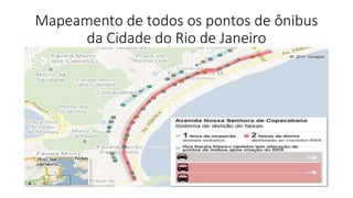 Mapeamento de todos os pontos de ônibus
da Cidade do Rio de Janeiro
 