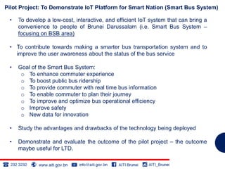 Smart bus system pilot project (BUSKET) | PPTX