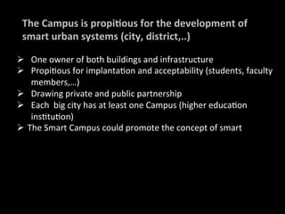 Smart campus: an effective concept for the Smart City development | PDF