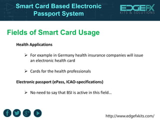 Smart card based electronic passport system | PPTX