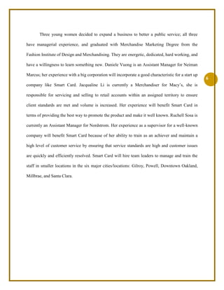 Customer Profile………………………………………. 14 -15