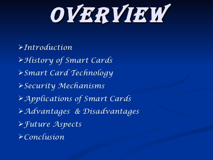 Smart cards