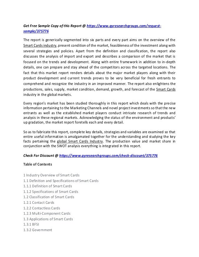 Smart Cards Market Analysis Size Share Trends Growth And - 