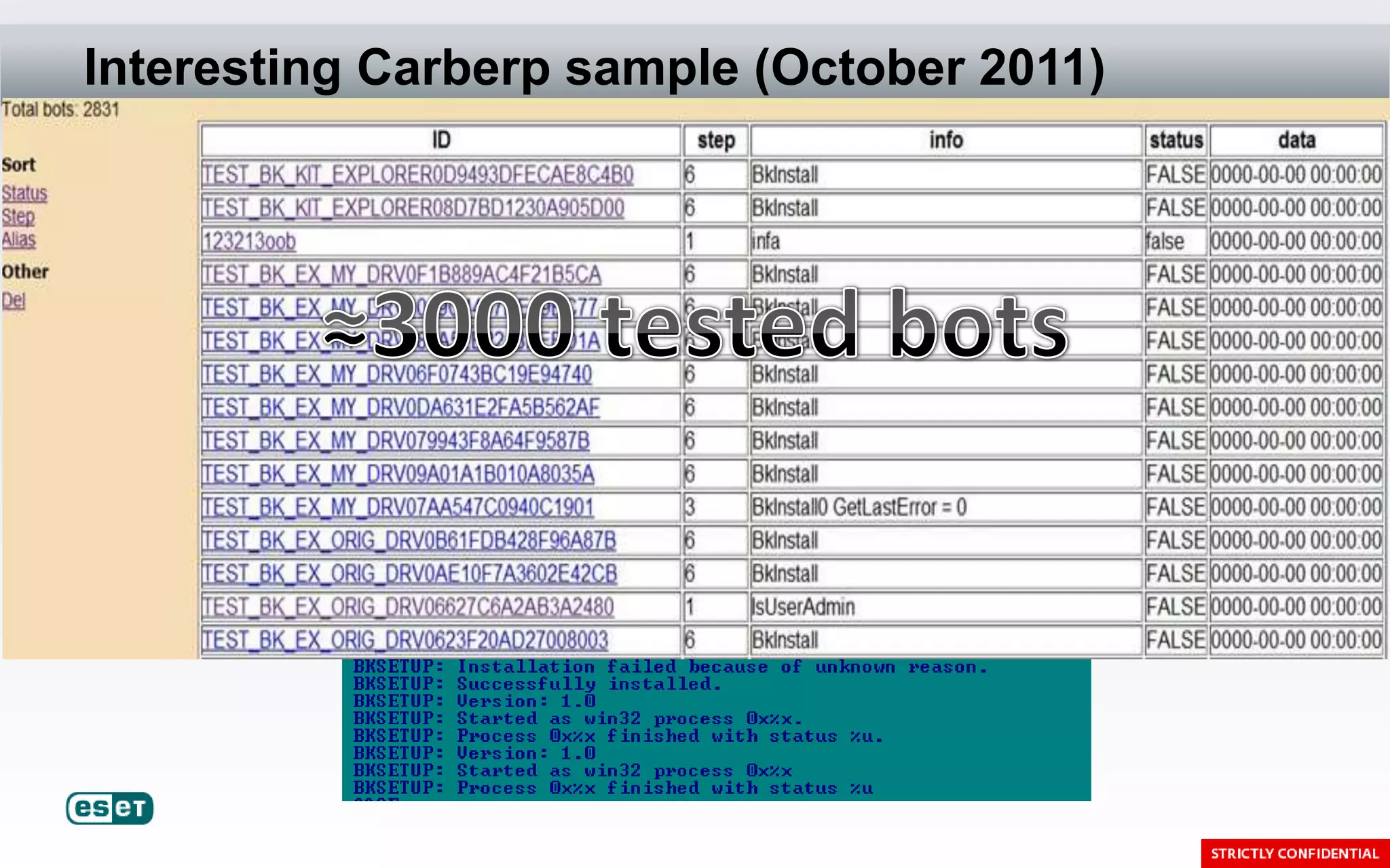 Interesting Carberp sample (October 2011)
 