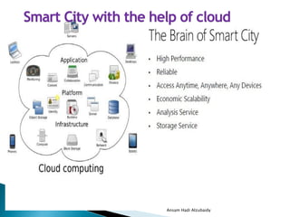 Smart cities applications using IOT and cloud-based | PDF