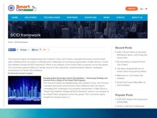 Building Smart Cities - SCID
 