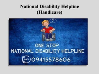 National Disability Helpline
(Handicare)
 