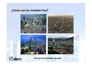 ¿Cómo son las ciudades hoy?




                No hay dos ciudades iguales.   6
 