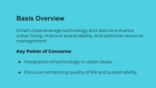 Smart Cities: Integrating Technology for Urban Development | PPTX