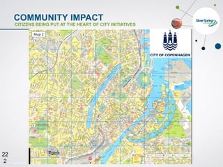 © 2015 Silver Spring Networks. All rights reserved.222
22
2
COMMUNITY IMPACT
CITIZENS BEING PUT AT THE HEART OF CITY INITIATIVES
 