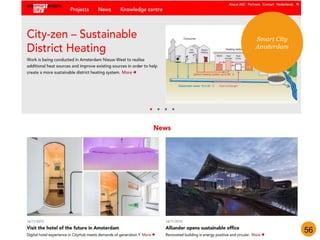 Uudenmaan liitto // Nylands förbund // Helsinki-Uusimaa Regional Council 56
Smart City
Amsterdam
 