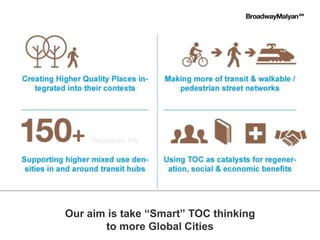 Our aim is take “Smart” TOC thinking
to more Global Cities
 