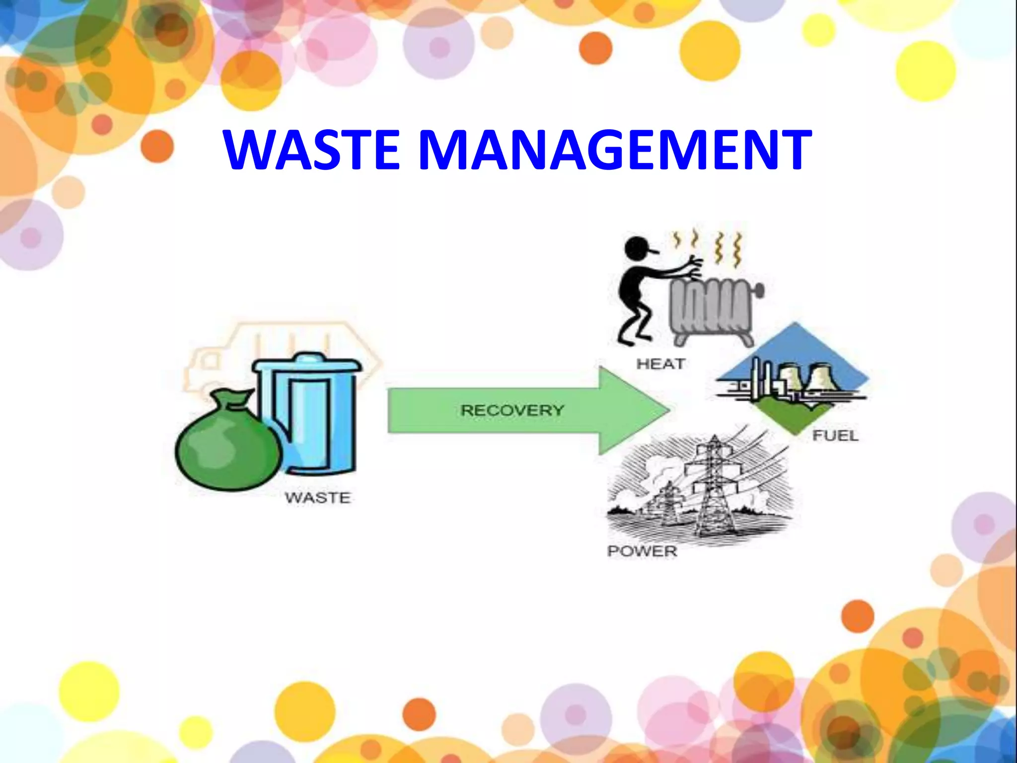 WASTE MANAGEMENT
 