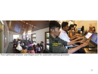 Pune Lighthouses empower unprivileged youth for sustainable livelihood generation
77
 