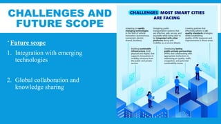 CHALLENGES AND
FUTURE SCOPE
 Future scope
1. Integration with emerging
technologies
2. Global collaboration and
knowledge sharing
 