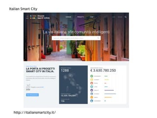 Italian Smart City
http://italiansmartcity.it/
 