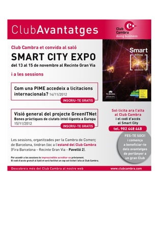 Smart city i club cambra novembre 2012