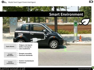 Smart Environment Energies renovables Generació distribuïda Espais eficients Energies alternatives Polígons intel ligents Edificis Intel.ligents Llars ecoeficients Control mediambient Control i monitorització Actuacions 