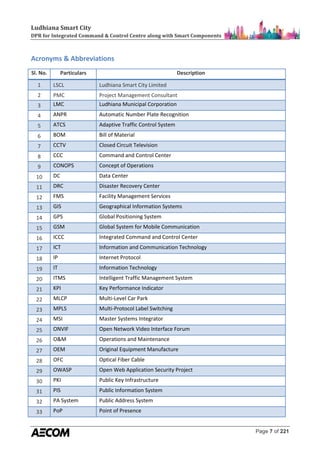 Smart city ludhiana iccc dpr_revised_14_nov2018_wo_cost | PDF