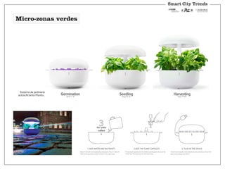 Smart City Trends
Micro-zonas verdes
Naboo de la empresa Cyria es una
iluminación urbana con LED que
incorpora elementos d...