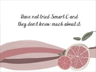 Have not tried Smart C and
they don’t know much about it.
 