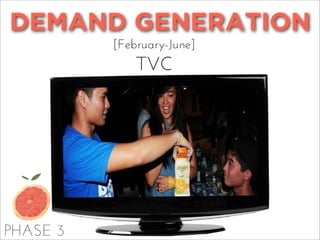 PHASE 3
DEMAND GENERATION
[February-June]
TVC
 