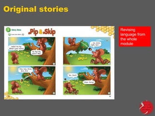 Original stories
Revising
language from
the whole
module

 