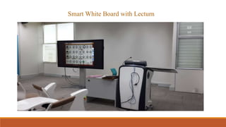 Smart White Board with Lecturn
 