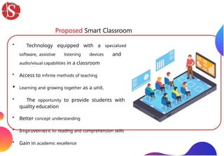 Smart Classrooms.pptx for the educational institutions | PPTX