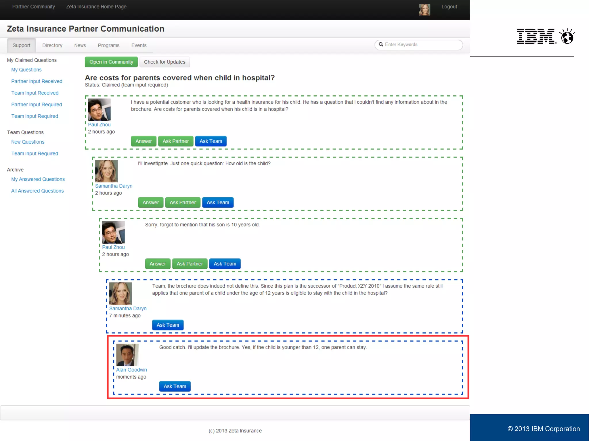 30

© 2013 IBM Corporation

 
