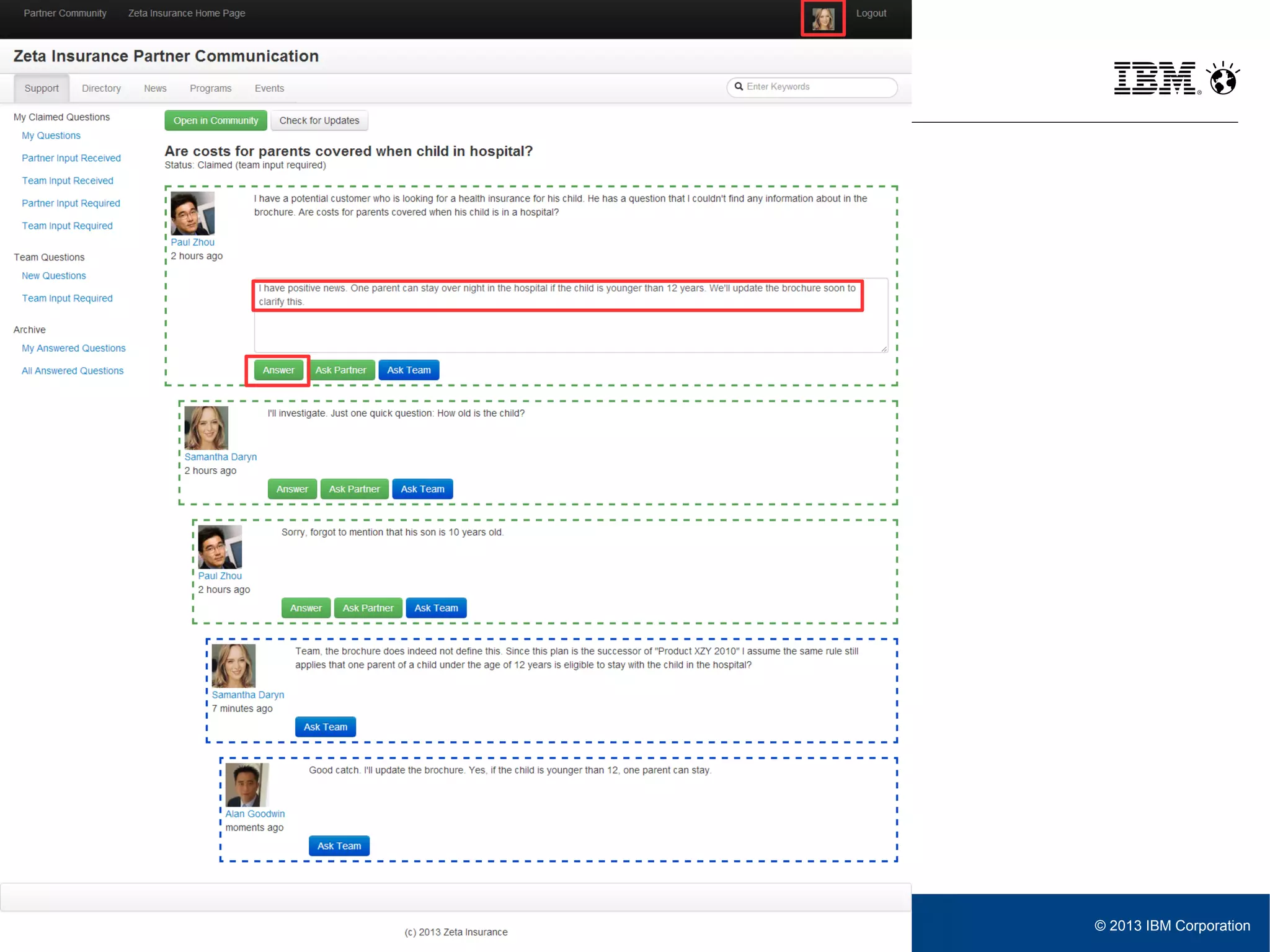 31

© 2013 IBM Corporation

 