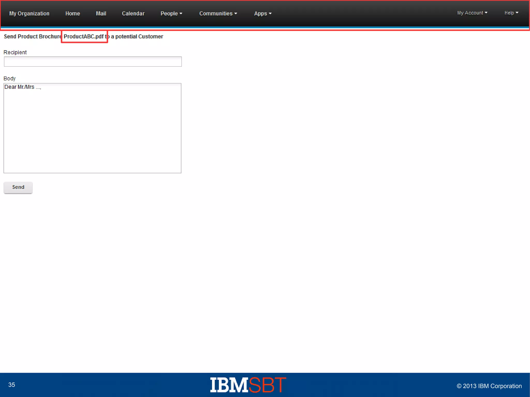 35

© 2013 IBM Corporation

 