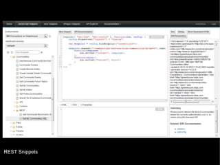REST Snippets
© 2013 IBM Corporation

 