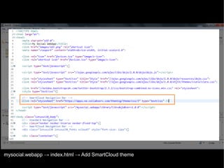 mysocial.webapp → index.html → Add SmartCloud theme
© 2013 IBM Corporation

 