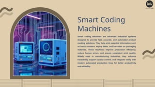 Advanced Smart Coding Machines for Efficient Product Marking and ...