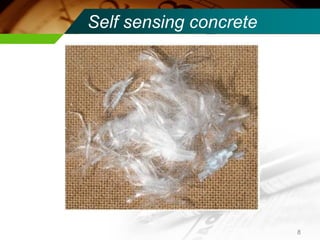 Self sensing concrete 
8 
 