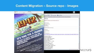Content Migration – Source repo - Images
 